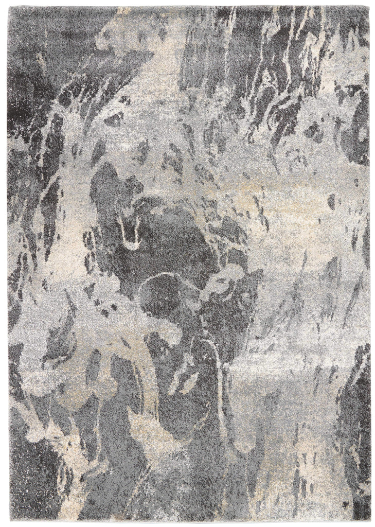 Fusion Beige/Grey Area Rug RUGSANDROOMS 