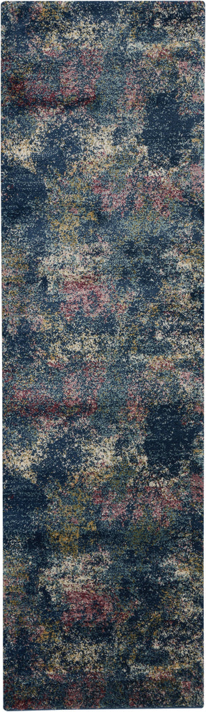 Fusion Blue/Multi Area Rug RUGSANDROOMS 