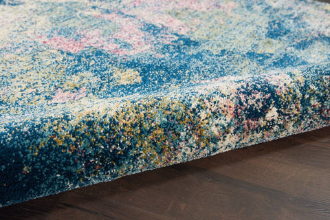 Image of Fusion Blue/Multi Area Rug RUGSANDROOMS 