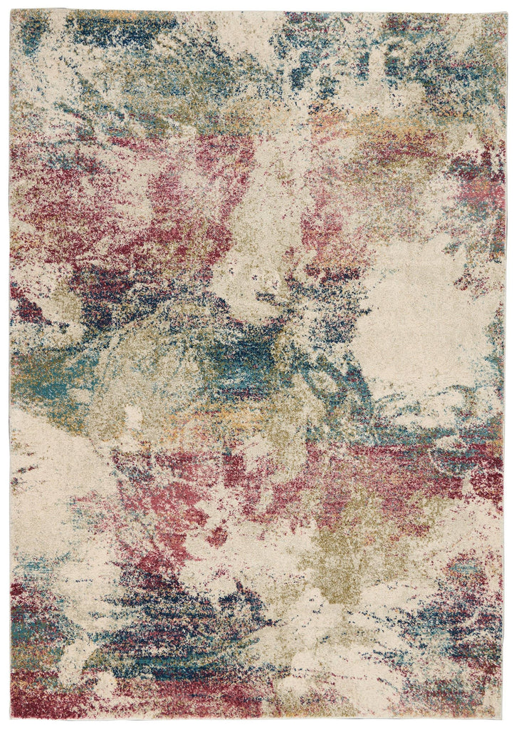 Mateo Cream/Multi Area Rug RUGSANDROOMS 