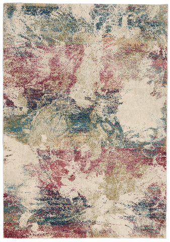 Image of Mateo Cream/Multi Area Rug RUGSANDROOMS 