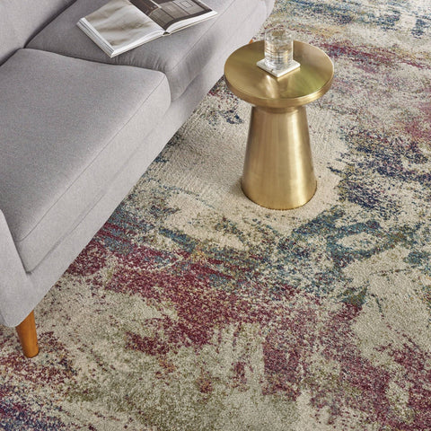 Image of Mateo Cream/Multi Area Rug RUGSANDROOMS 
