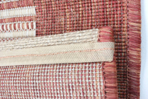 Image of Raffles Rust Area Rug RUGSANDROOMS 