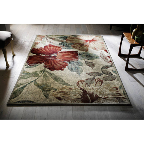 Florenza Beige Area Rug RUGSANDROOMS 