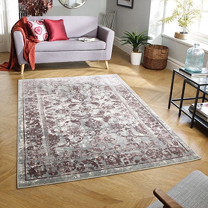 Image of Traditional Red Area Rug