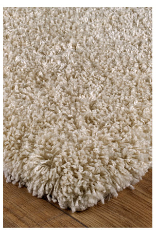 Image of Thick Shaggy Light Beige Area Rug