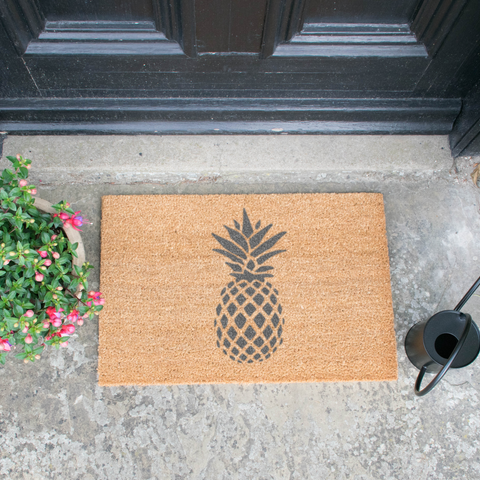 Pineapple Grey Doormat