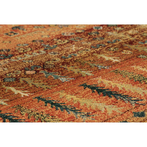Image of Gabbeh Gold/Rust Area Rug RUGSANDROOMS 