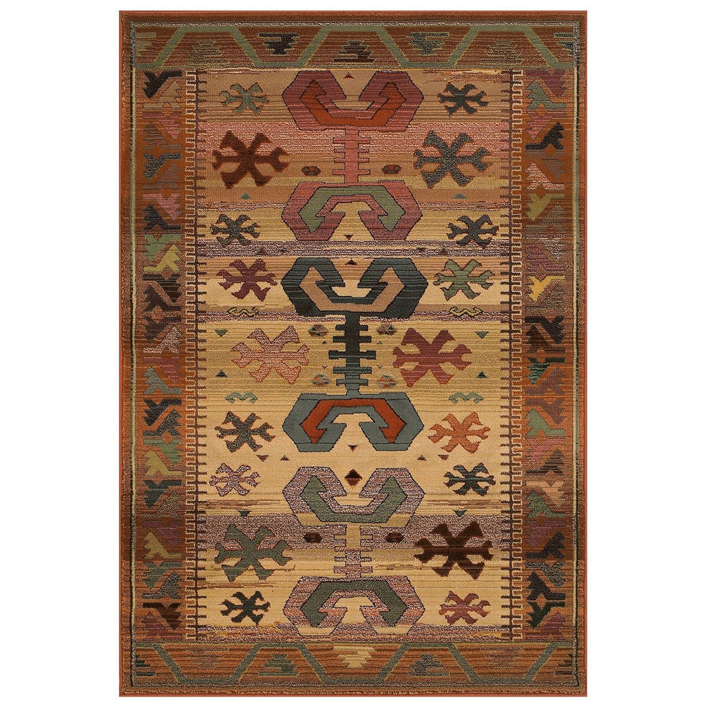 Gabbeh Beige/Multi Area Rug RUGSANDROOMS 