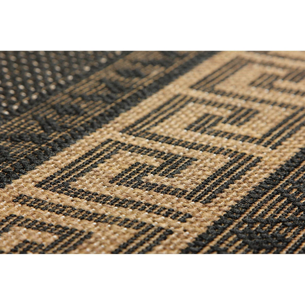 Greek Flatweave Black Area Rug RUGSANDROOMS 