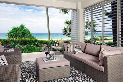 Image of Rio Black & Beige Indoor-Outdoor Reversible Rug cvsonia 