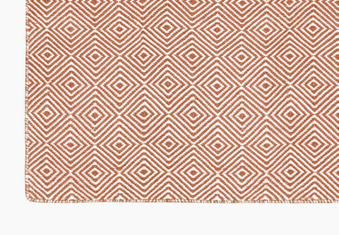 Image of Solitaire Coral Indoor/ Outdoor Reversible Polyester Recycled Fibre Rug RUGSANDROOMS 