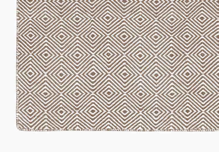Solitaire Fieldstone/Ivory Indoor/ Outdoor Reversible Polyester Recycled Fibre Rug RUGSANDROOMS 