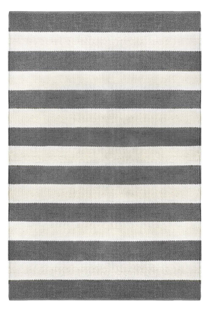 Highway Grey Indoor/ Outdoor Reversible Polyester Recycled Fibre Rug RUGSANDROOMS 