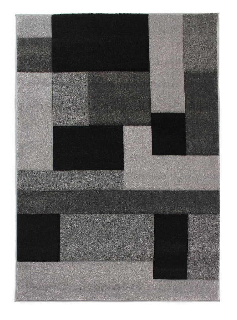 Cosmos Black/Grey Area Rug RUGSANDROOMS 