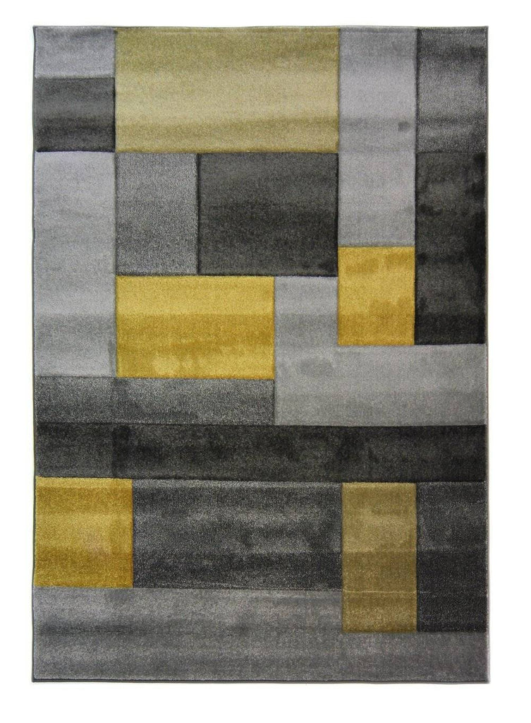 Cosmos Ochre Area Rug RUGSANDROOMS 