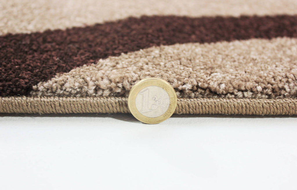Nelu Beige/Brown Area Rug RUGSANDROOMS 
