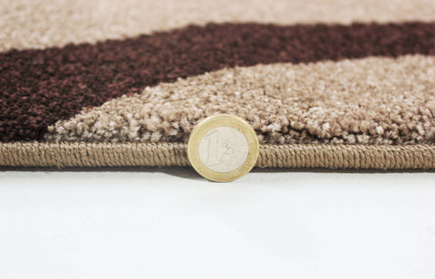 Image of Nelu Beige/Brown Area Rug RUGSANDROOMS 