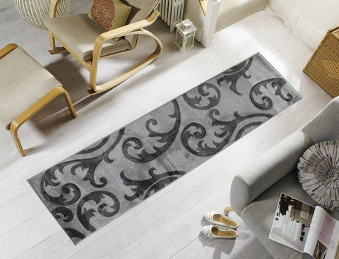 Image of Nelu Grey Area Rug RUGSANDROOMS 