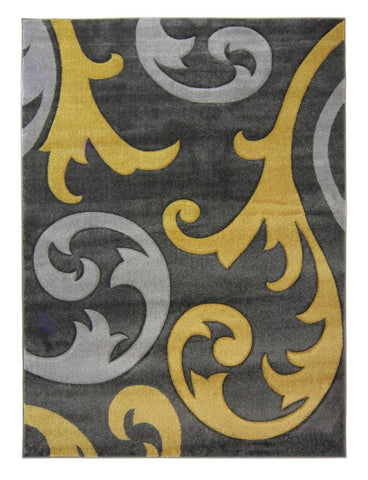 Nelu Ochre Area Rug RUGSANDROOMS 