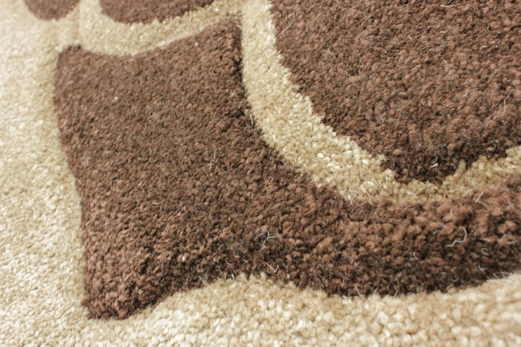 Vine Beige/Brown Area Rug RUGSANDROOMS 