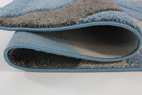 Image of Shatter Denim Blue Area Rug RUGSANDROOMS 