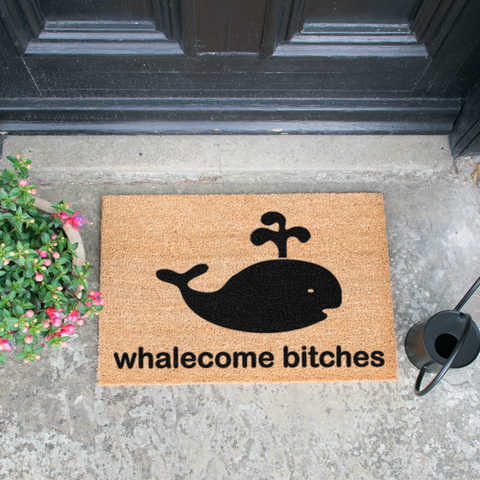 Whalecome Bitches Doormat