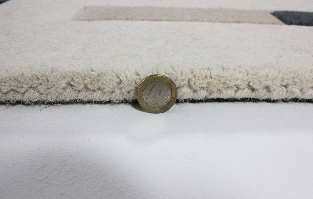 Halle Blue/Ochre Area Rug RUGSANDROOMS 