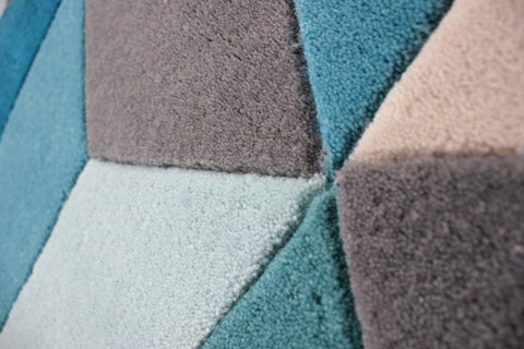 Image of Kalani Teal Area Rug RUGSANDROOMS 