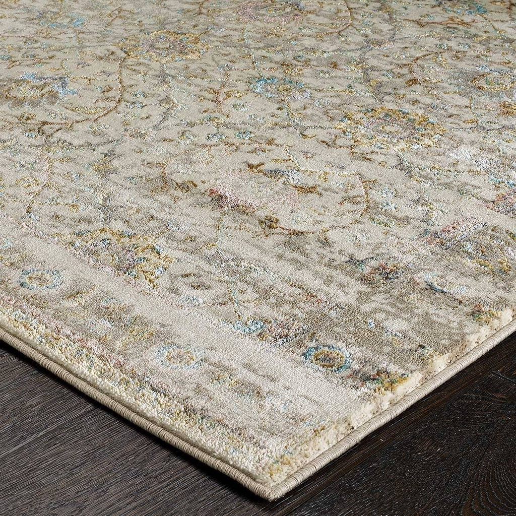 Jas Cream/Multi Area Rug RUGSANDROOMS 
