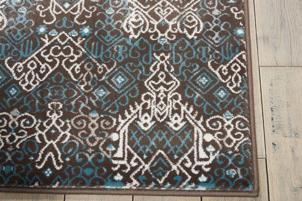 Rocco Blue Area Rug RUGSANDROOMS 
