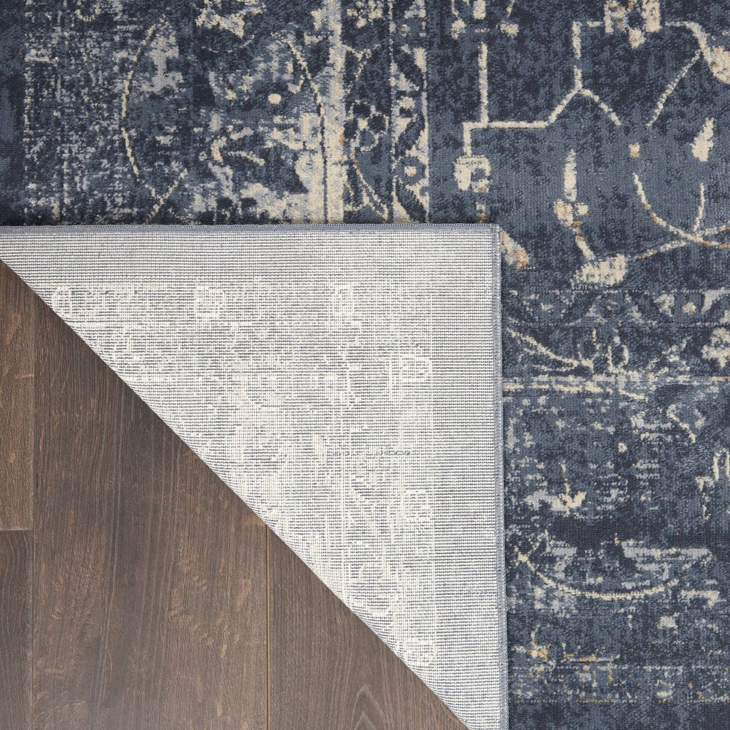 Kathy Ireland Malta Navy 11 Area Rug RUGSANDROOMS 
