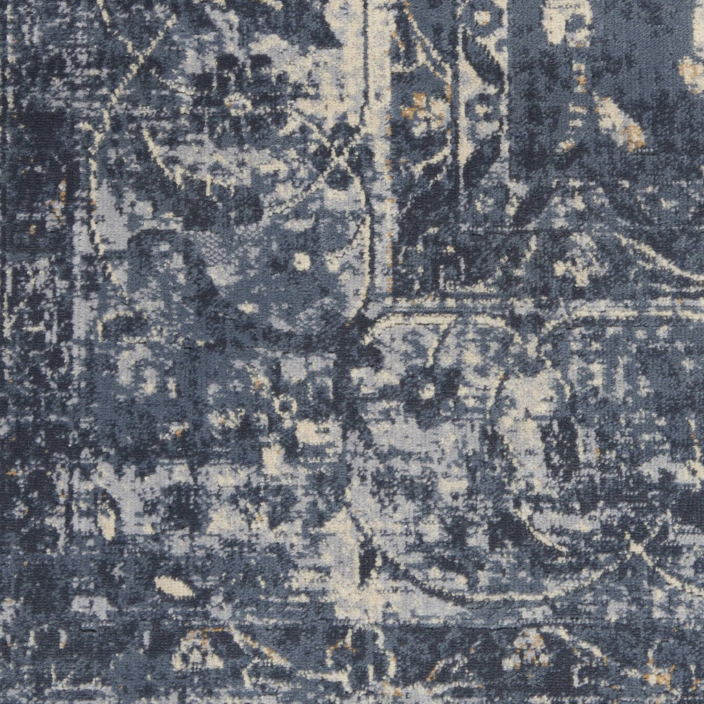 Kathy Ireland Malta Navy 11 Area Rug RUGSANDROOMS 