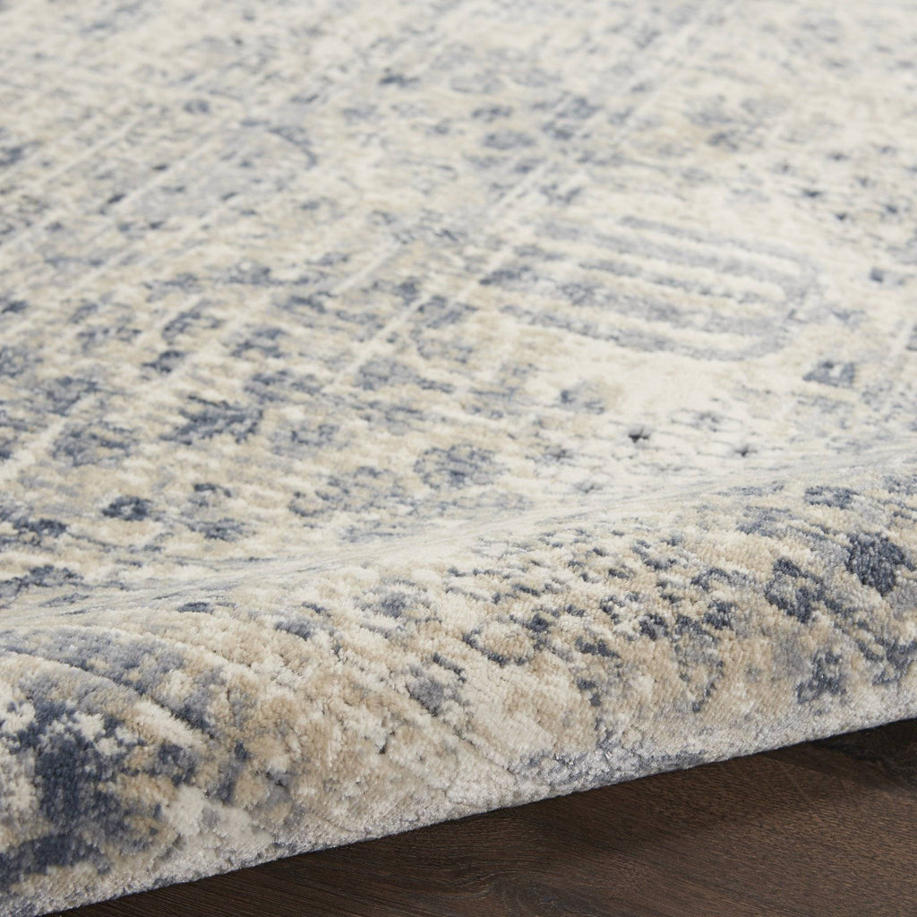 Kathy Ireland Malta Ivory/Blue 12 Area Rug RUGSANDROOMS 