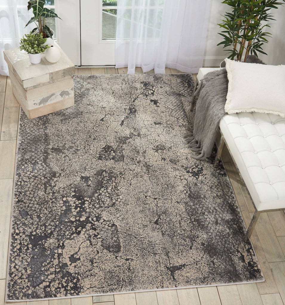Kathy Ireland 352 Heritage Grey Area Rug RUGSANDROOMS 