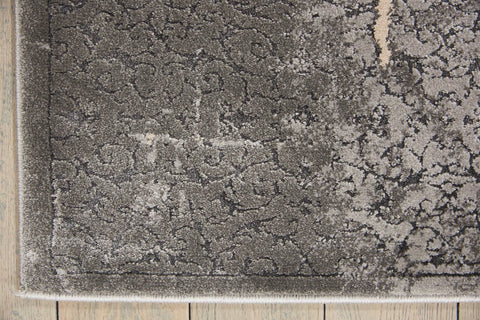 Image of Kathy Ireland Heritage Charcoal Grey Area Rug RUGSANDROOMS 