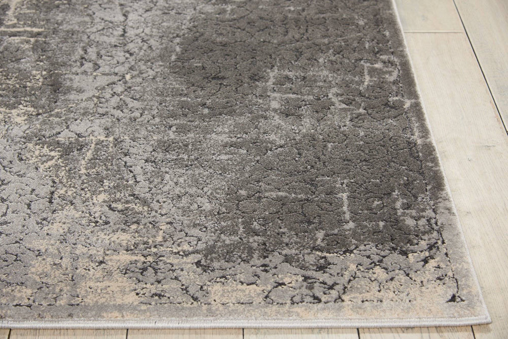 Kathy Ireland Heritage Charcoal Grey Area Rug RUGSANDROOMS 