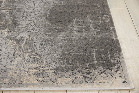 Image of Kathy Ireland Heritage Charcoal Grey Area Rug RUGSANDROOMS 