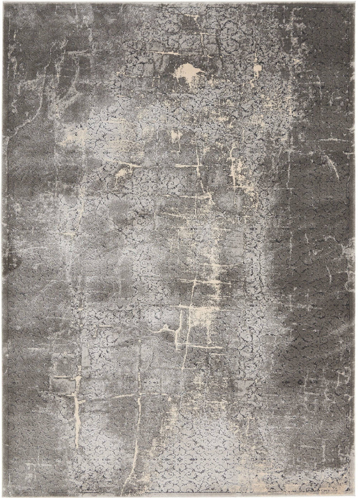 Kathy Ireland Heritage Charcoal Grey Area Rug RUGSANDROOMS 