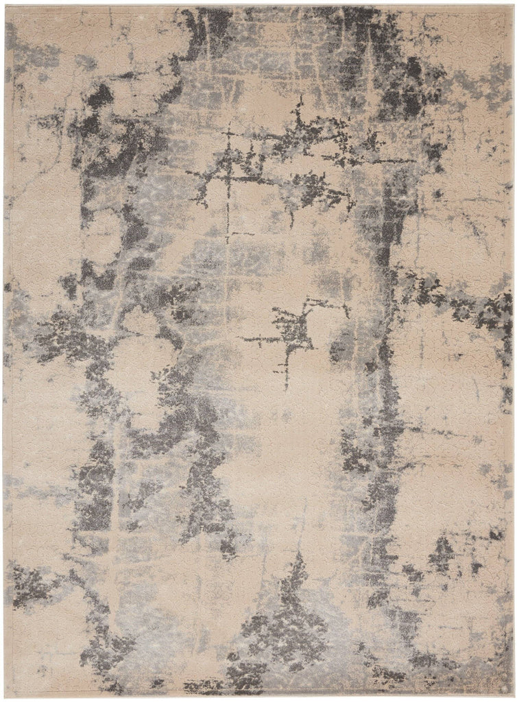 Kathy Ireland Heritage Beige Area Rug RUGSANDROOMS 