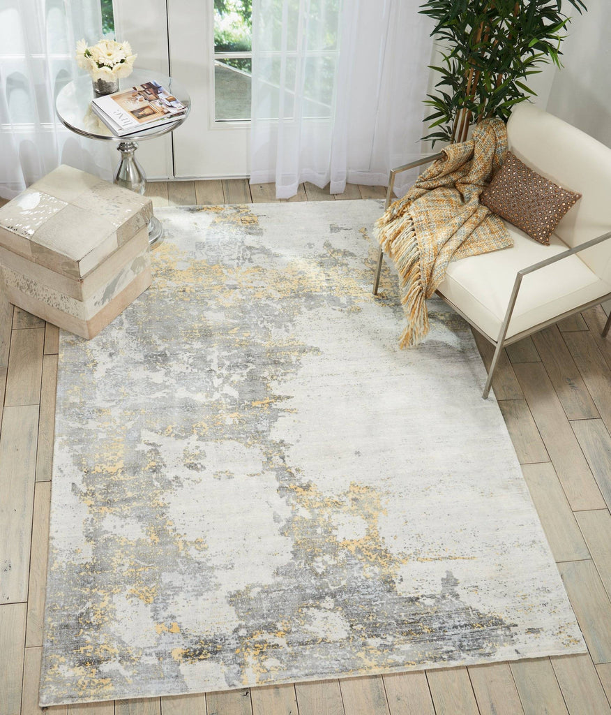 Kathy Ireland Safari Dreams Ivory/Gold Area Rug RUGSANDROOMS 