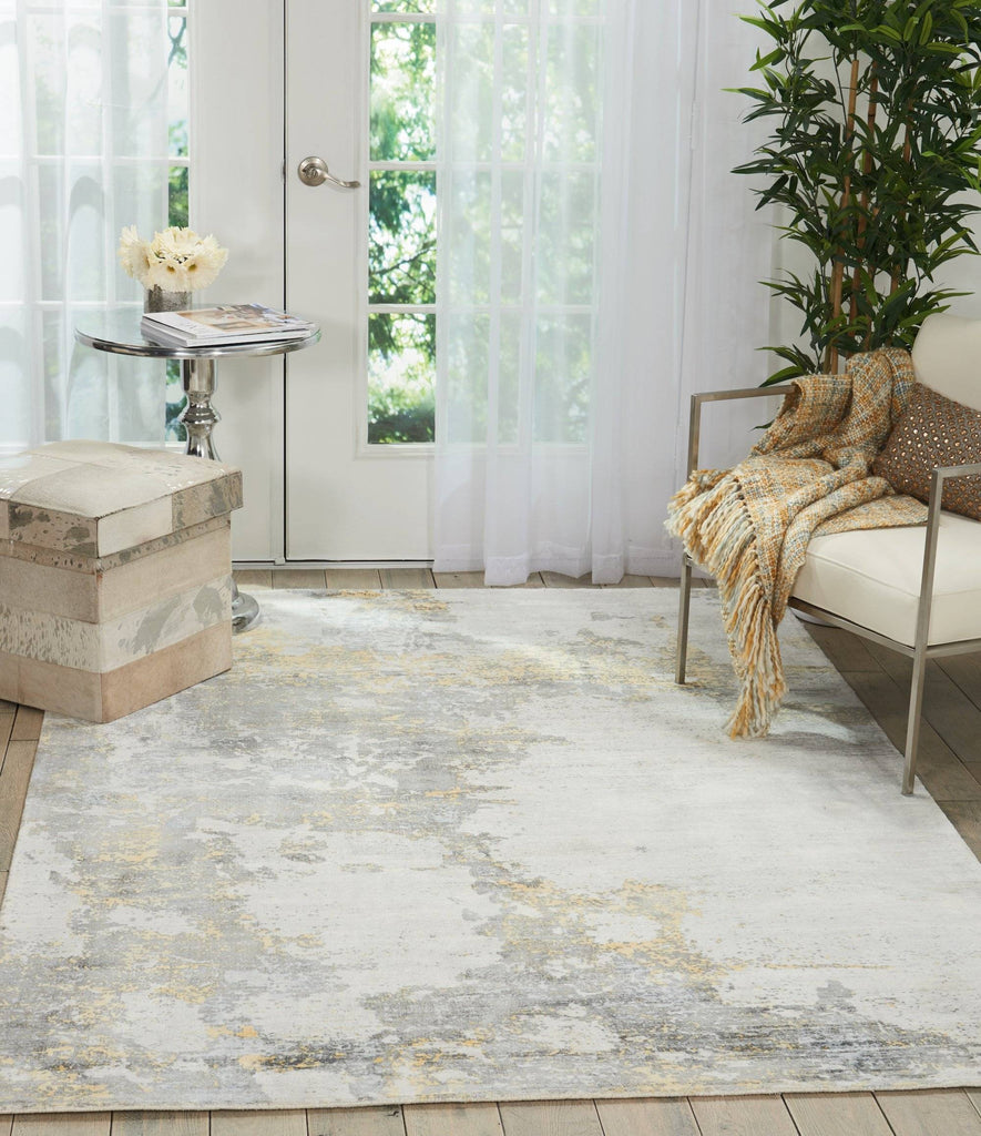 Kathy Ireland Safari Dreams Ivory/Gold Area Rug RUGSANDROOMS 