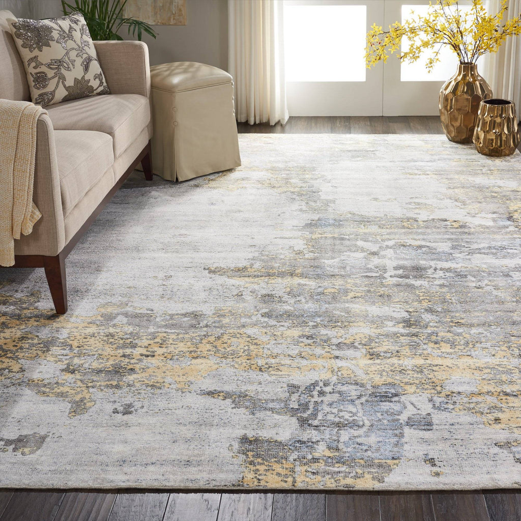 Kathy Ireland Safari Dreams Ivory/Gold Area Rug RUGSANDROOMS 