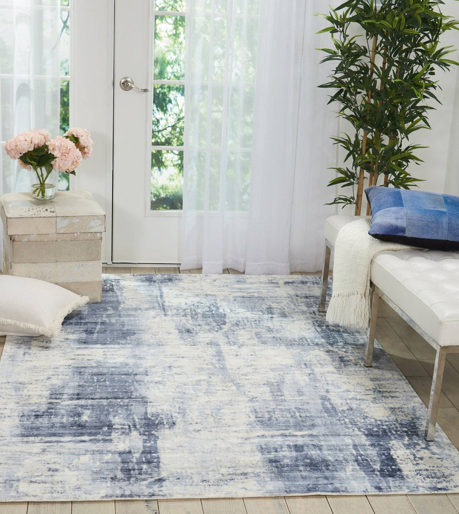 Kathy Ireland Safari Dreams Blue Area Rug RUGSANDROOMS 