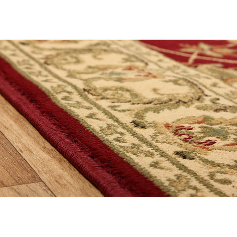 Image of Kena Red Area Rug RUGSANDROOMS 