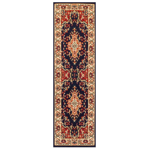 Shan Black/Red Area Rug RUGSANDROOMS 