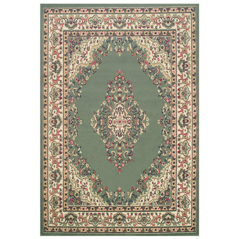 Shan Green Area Rug RUGSANDROOMS 