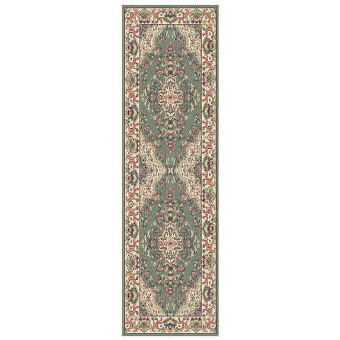Shan Green Area Rug RUGSANDROOMS 