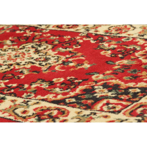 Image of Shan Red Area Rug RUGSANDROOMS 