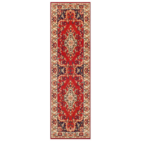 Shan Red Area Rug RUGSANDROOMS 